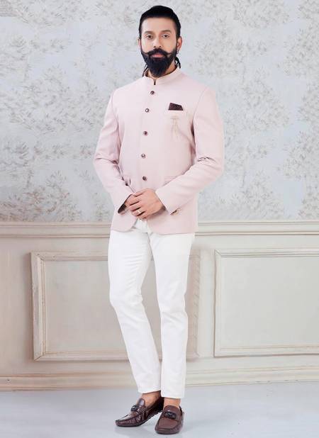Baby Pink Colour Party Wear Jodhpuri Suit Collection 1150